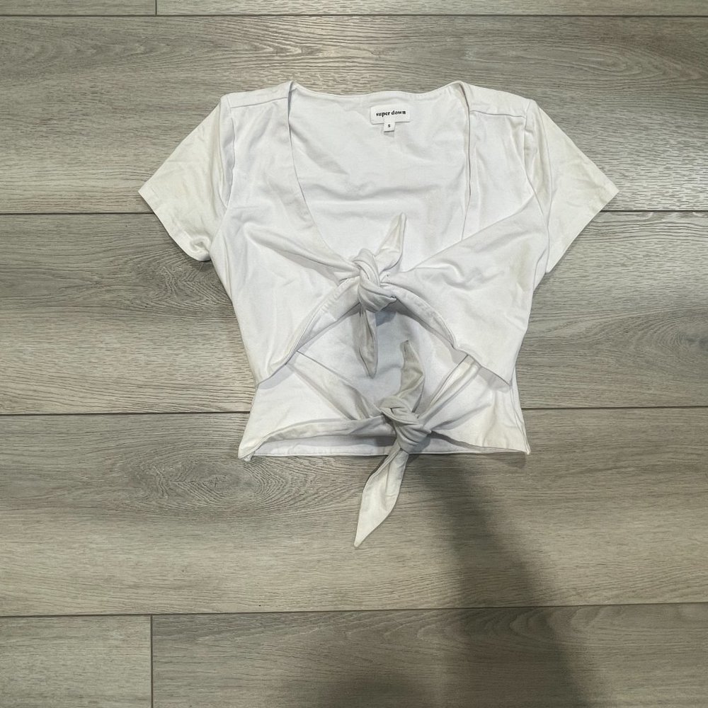 Superdown Britney Double Bow Top - image 3